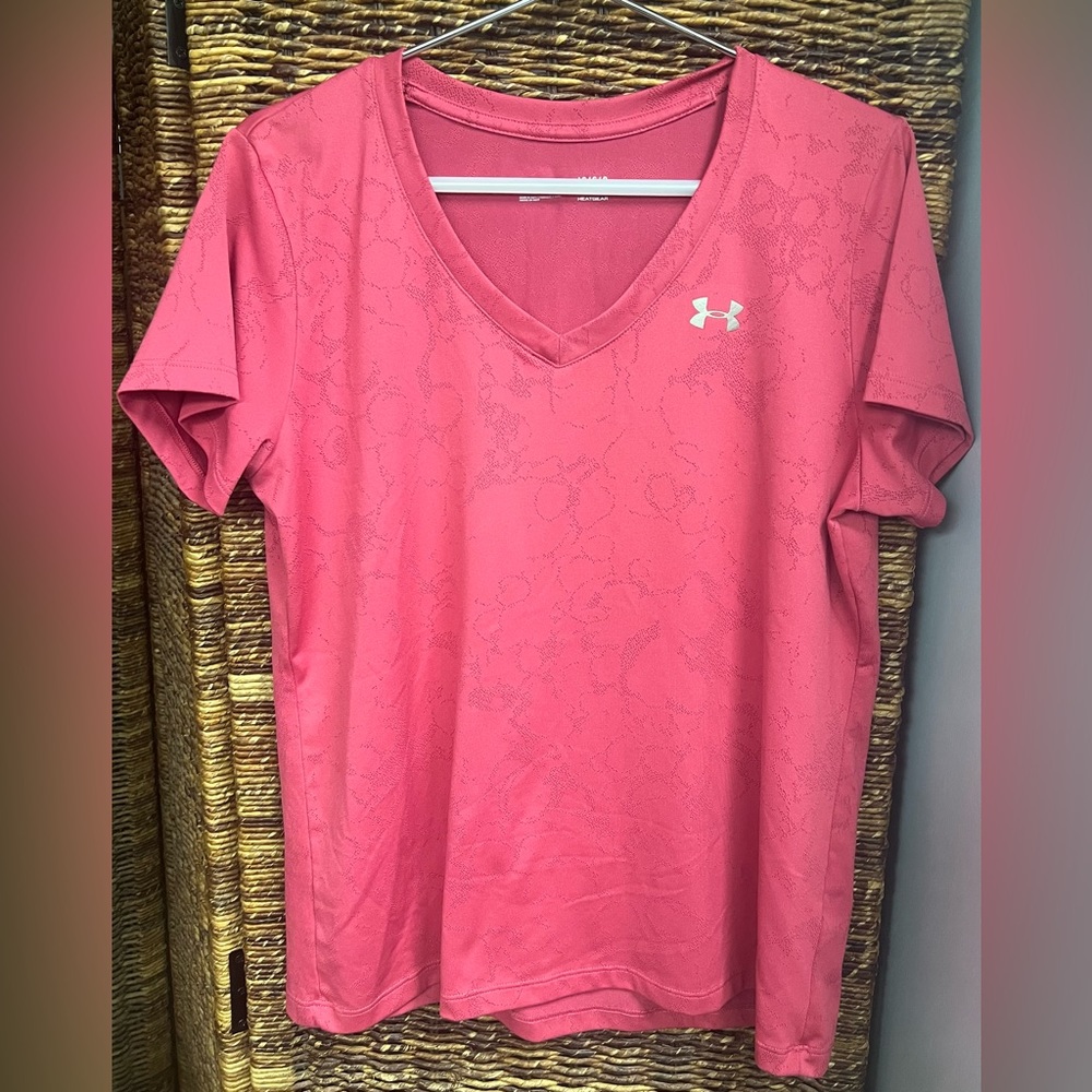Under Armour- Tech Womens Pink Shirt - Size: Large
